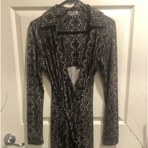 Calvin Klein wrap around dress